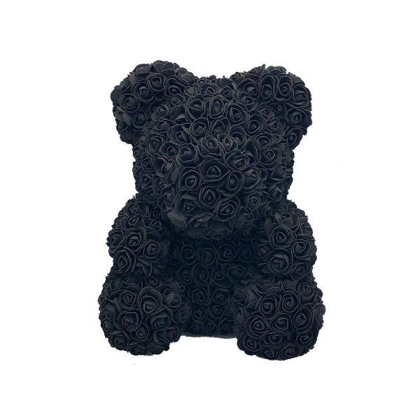 Rose Bear 25cm Black