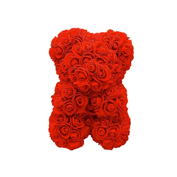 Rose Bear 25cm Red