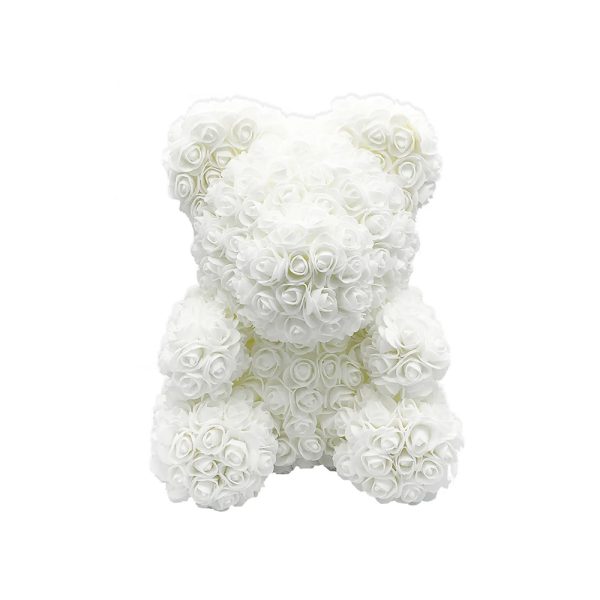 Rose Bear 25cm White